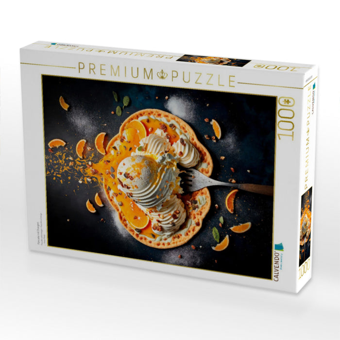 Pancake mit Orangen - CALVENDO Foto-Puzzle'
