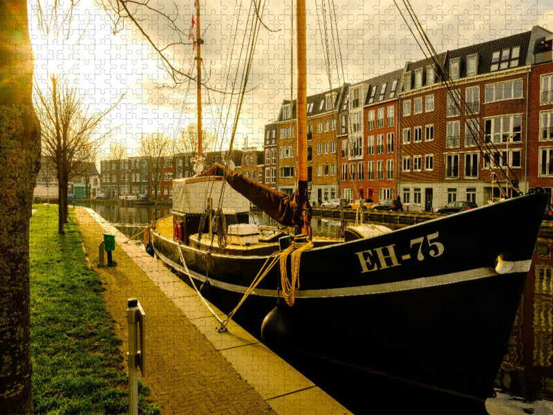 Sint Mariewal zum Sonnenuntergang - CALVENDO Foto-Puzzle'