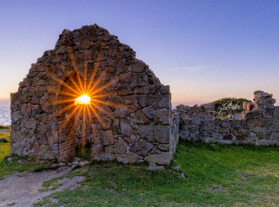 Salomons Kapel ist eine mittelalterliche Kirchenruine - CALVENDO Foto-Puzzle'