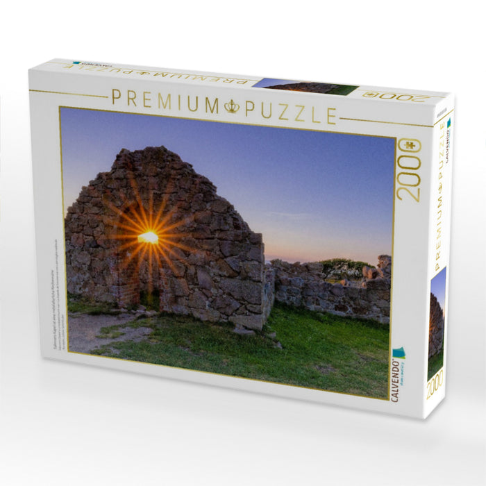 Salomons Kapel ist eine mittelalterliche Kirchenruine - CALVENDO Foto-Puzzle'