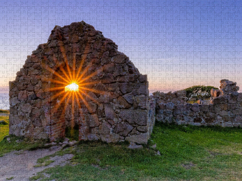 Salomons Kapel ist eine mittelalterliche Kirchenruine - CALVENDO Foto-Puzzle'