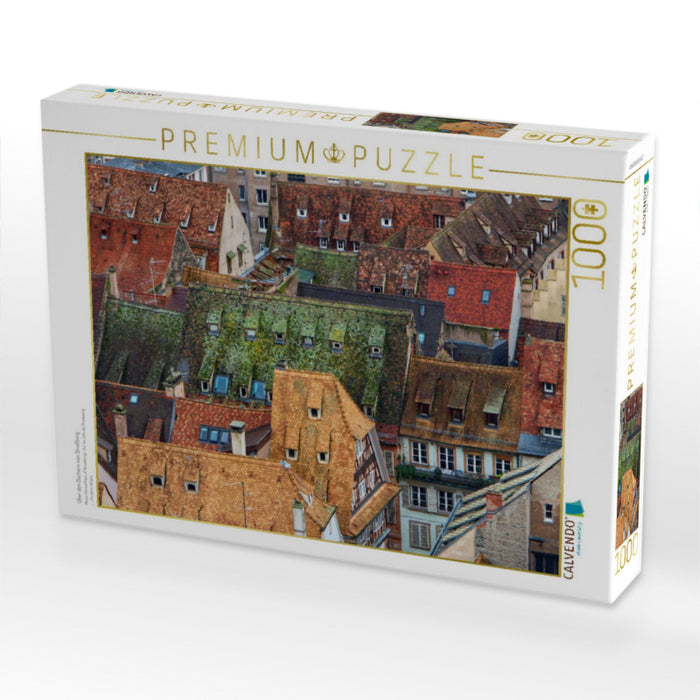 Über den Dächern von Straßburg - CALVENDO Foto-Puzzle'