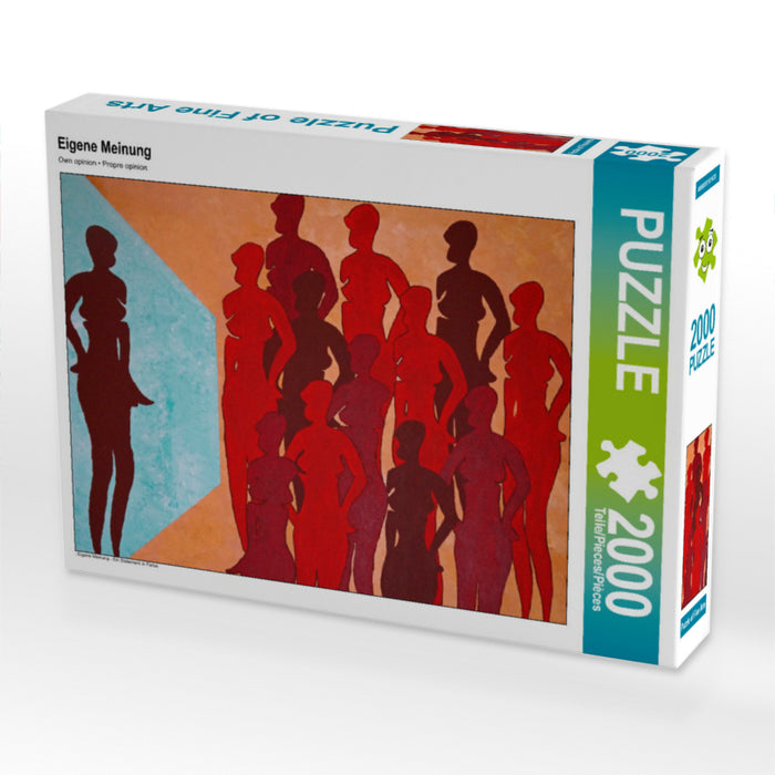 Eigene Meinung 2000 Teile Puzzle quer - CALVENDO Foto-Puzzle'