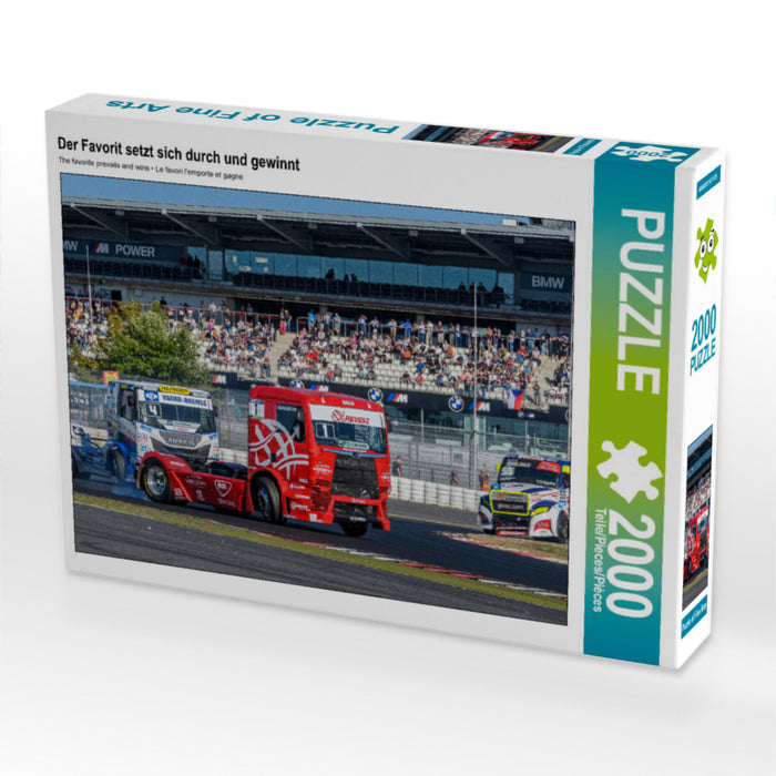 Der Favorit setzt sich durch und gewinnt - CALVENDO Foto-Puzzle'