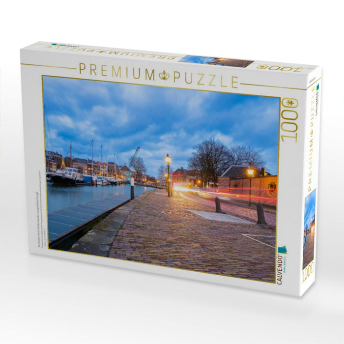 Dordrecht, Korte Geldersekade (Langzeitbelichtung) - CALVENDO Foto-Puzzle'