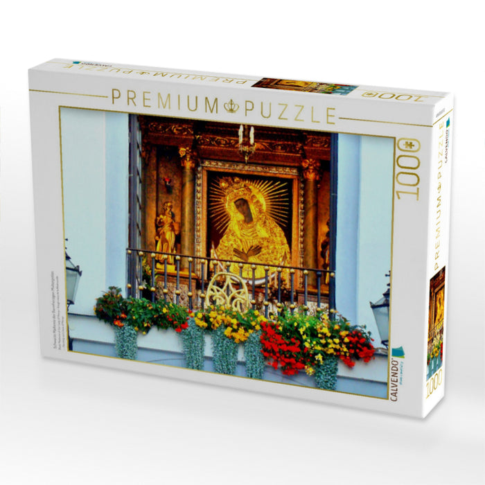 Schwarze Madonna der Barmherzigen Muttergottes - CALVENDO Foto-Puzzle'