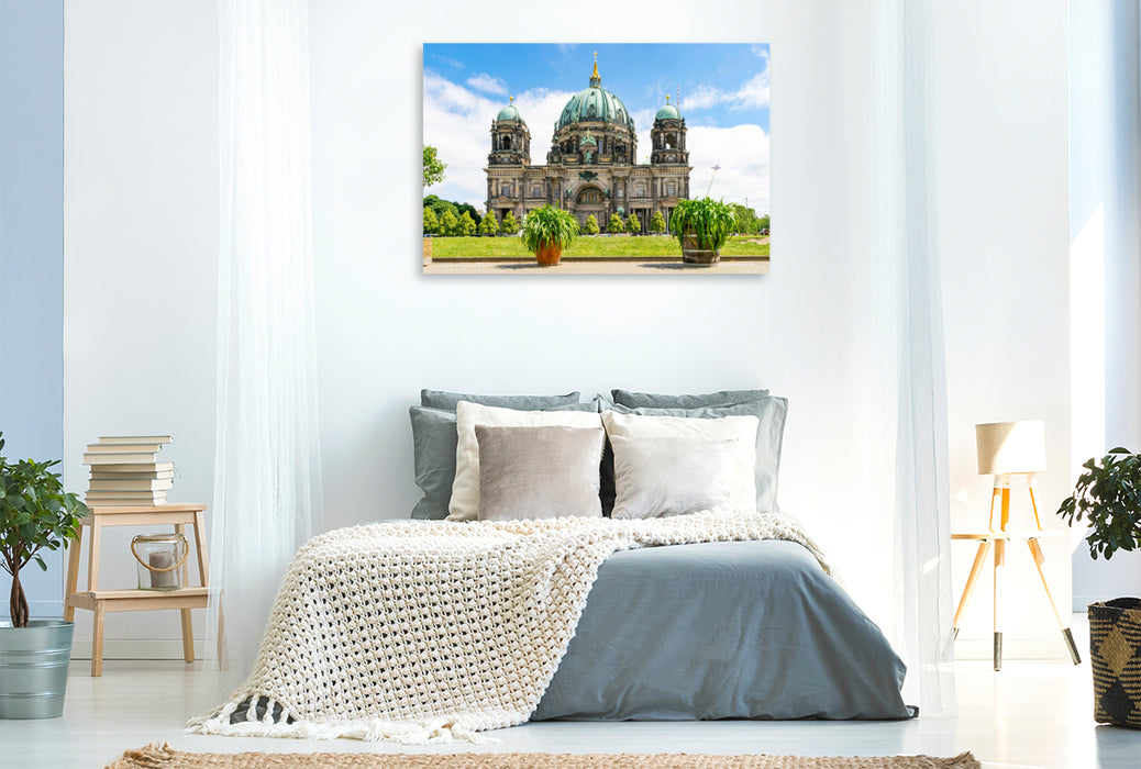 Premium Textil-Leinwand Berliner Dom