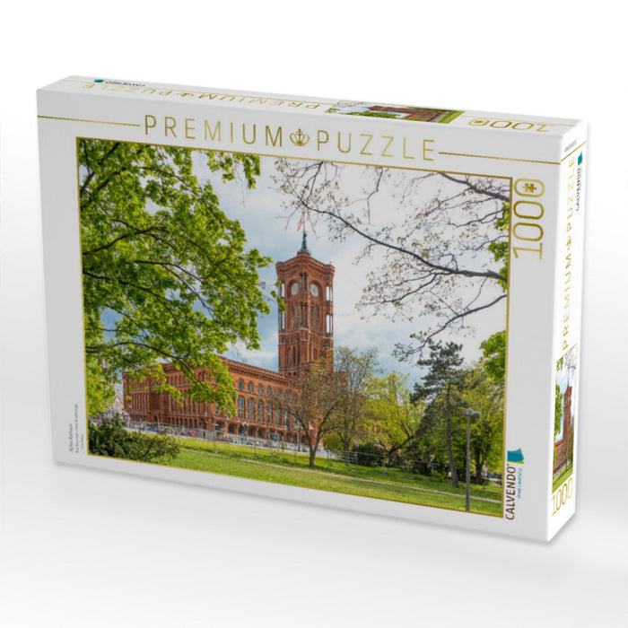 Rotes Rathaus - CALVENDO Foto-Puzzle'