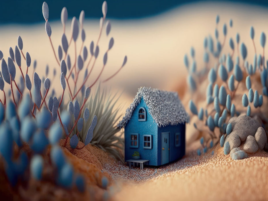 Haus zur blauen Lagune - CALVENDO Foto-Puzzle'