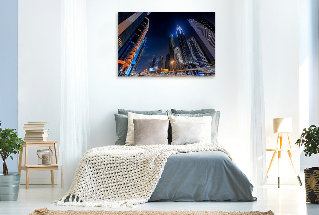 Premium textile canvas Sheikh Zayed Road 