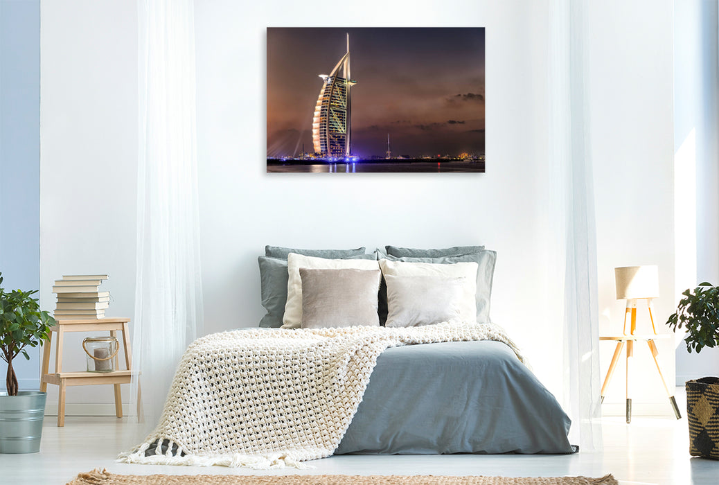 Premium textile canvas A motif from the calendar Dubai - City of dreams 