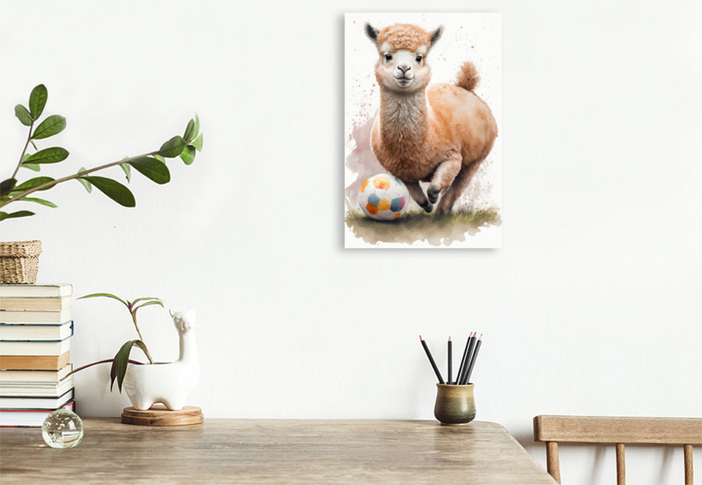 Premium textile canvas Storming Alpaca 