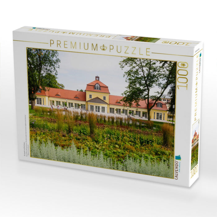 Kurpark mit Kurhaus - CALVENDO Foto-Puzzle'