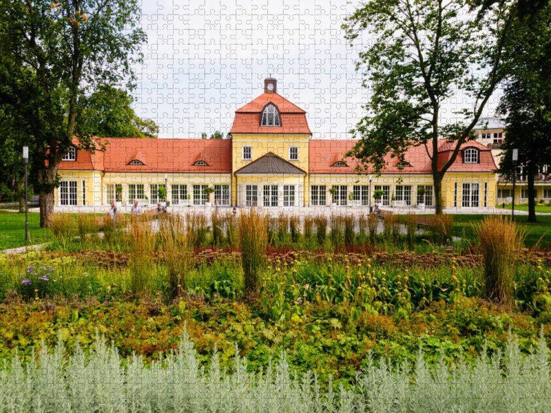 Kurpark mit Kurhaus - CALVENDO Foto-Puzzle'