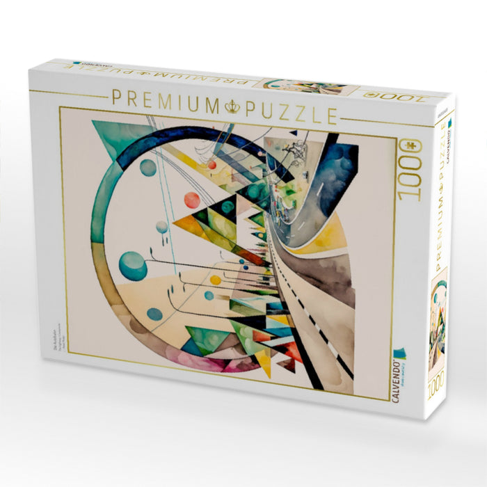 Die Autobahn - CALVENDO Foto-Puzzle'