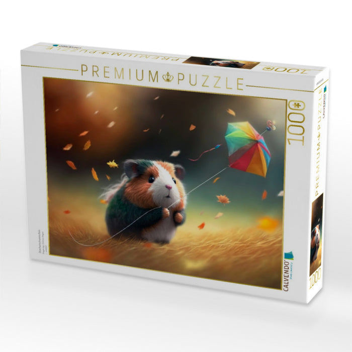 Drachenschweinchen - CALVENDO Foto-Puzzle'