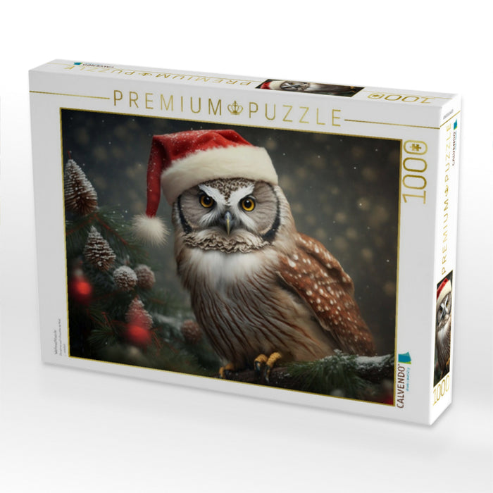 Weihnachtseule - CALVENDO Foto-Puzzle'