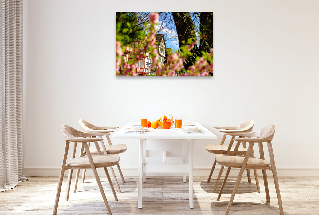 Premium Textil-Leinwand Bad Sooden, Weinreihe