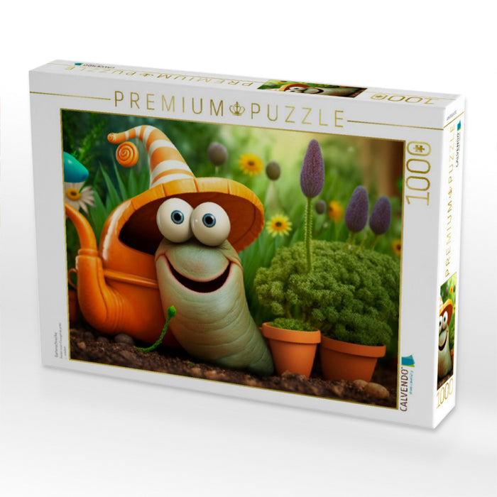 Gartenschnecke - CALVENDO Foto-Puzzle'