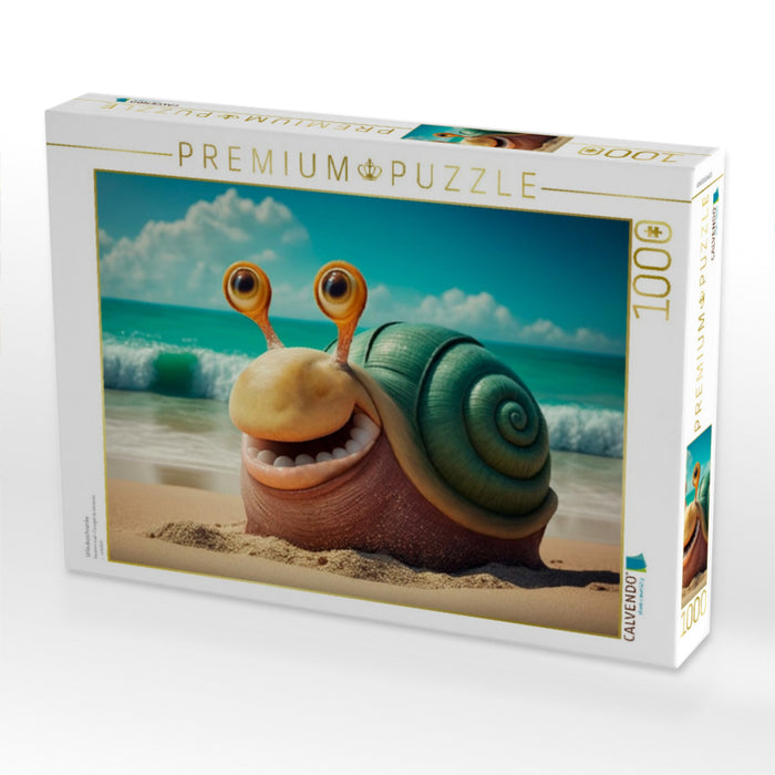 Urlaubsschnecke - CALVENDO Foto-Puzzle'