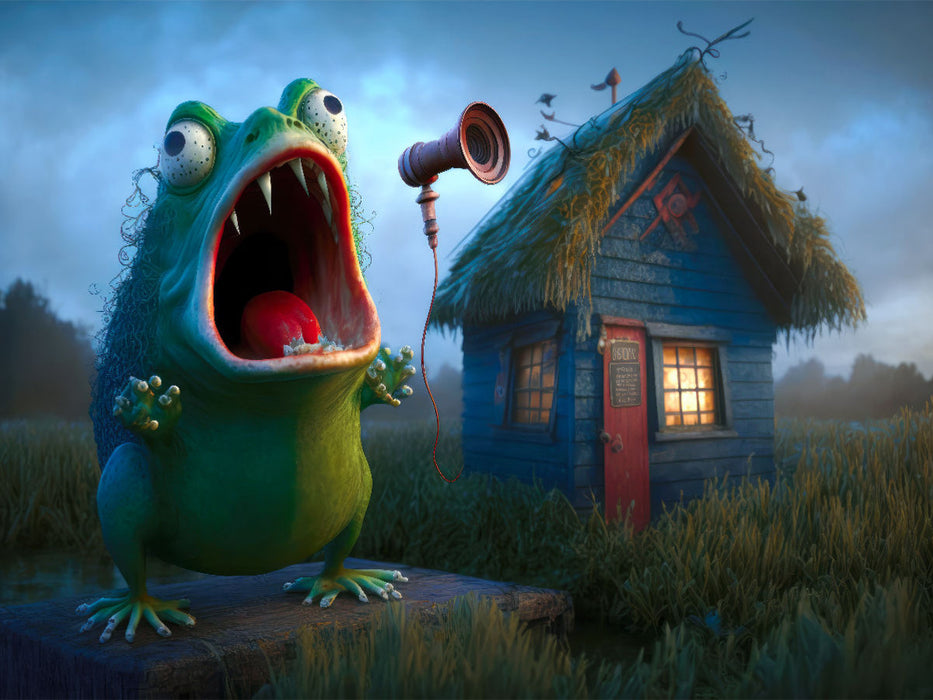 Operetten Frosch - CALVENDO Foto-Puzzle'