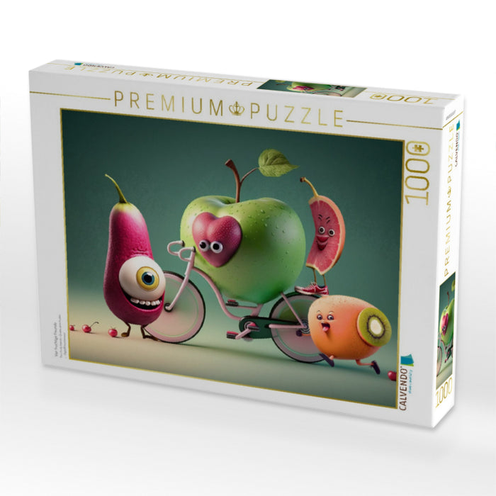 Vier fruchtige Freunde - CALVENDO Foto-Puzzle'