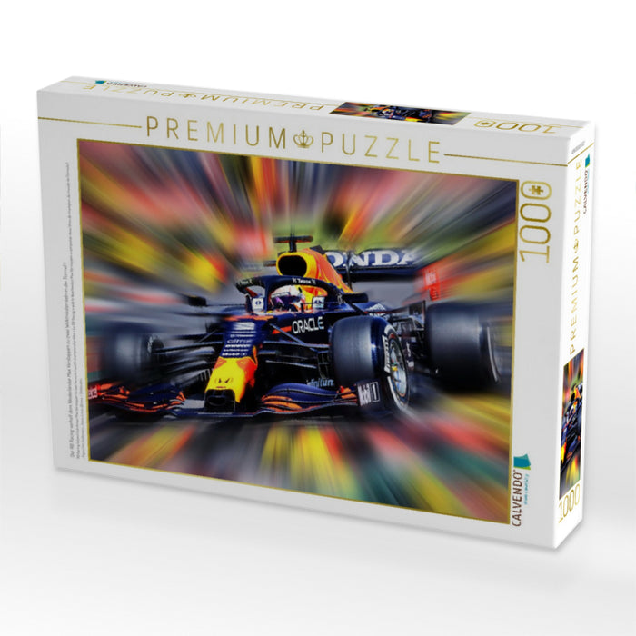 Der RB Racing verhalf dem Niederländer Max Verstappen zu zwei Weltmeistertiteln in der Formel 1 - CALVENDO Foto-Puzzle'