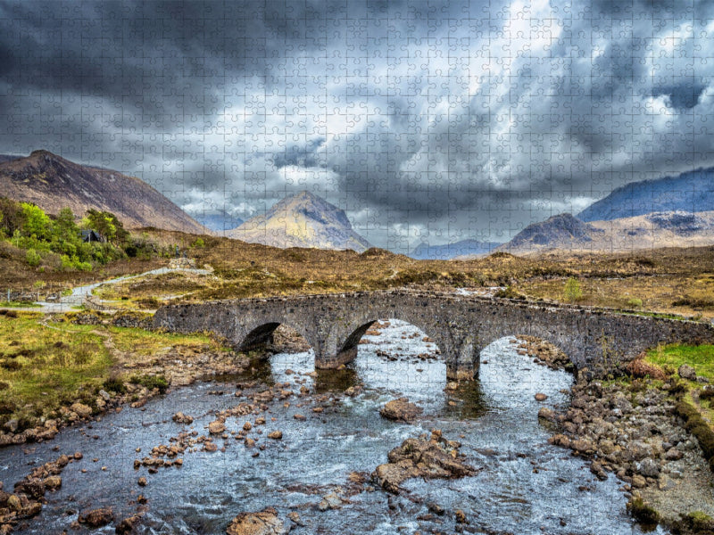 Sligachan Old Bridge - CALVENDO Foto-Puzzle'