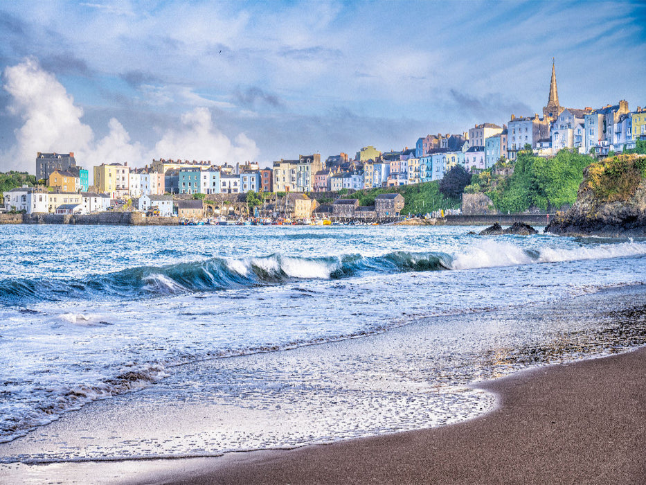 Tenby, Pembrokeshire - CALVENDO Foto-Puzzle'