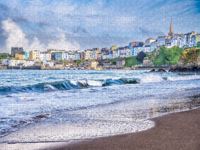Tenby, Pembrokeshire - CALVENDO Foto-Puzzle'