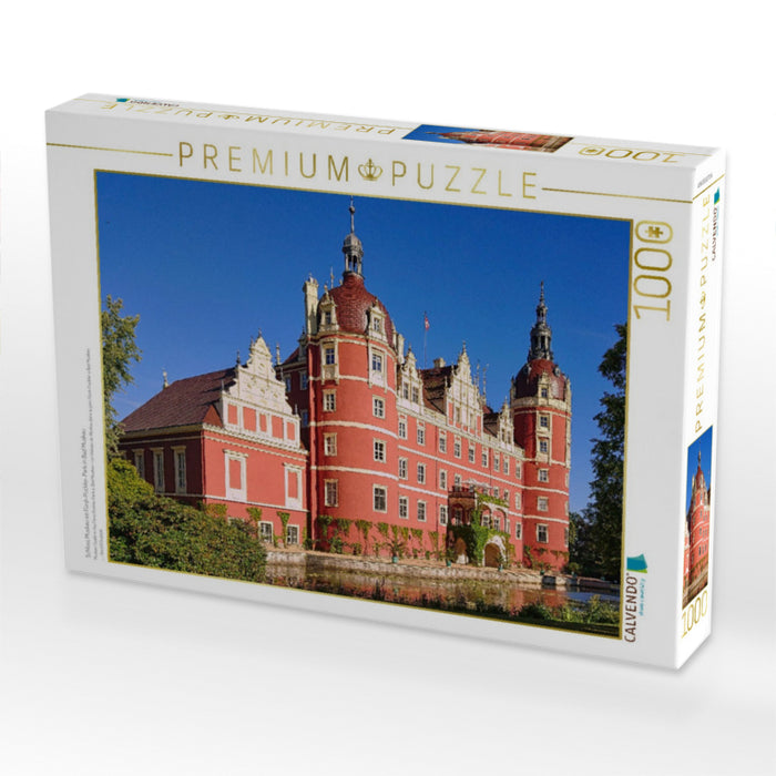 Schloss Muskau im Fürst-Pückler-Park in Bad Muskau - CALVENDO Foto-Puzzle'