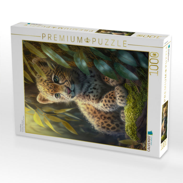 Geopardbaby - CALVENDO Foto-Puzzle'