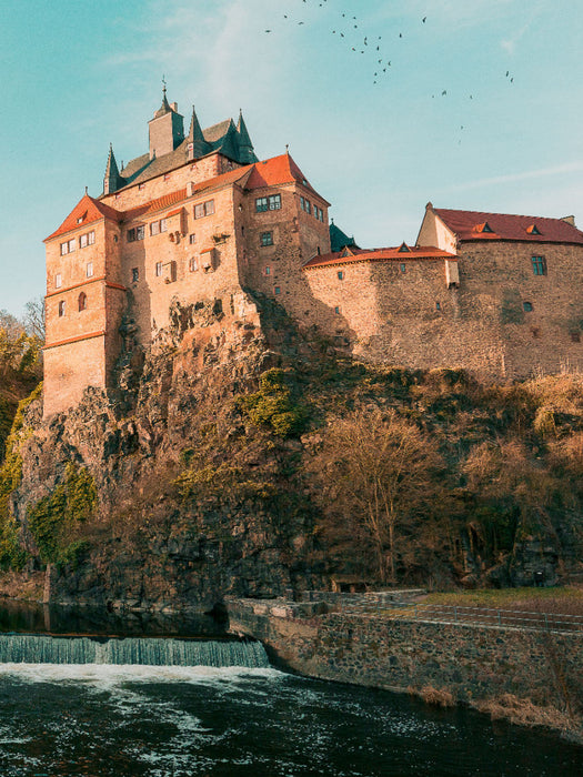 Burg Kriebstein in Kriebstein - CALVENDO Foto-Puzzle'