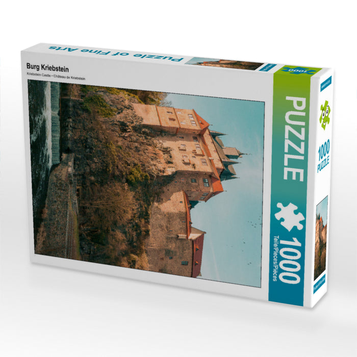 Burg Kriebstein in Kriebstein - CALVENDO Foto-Puzzle'