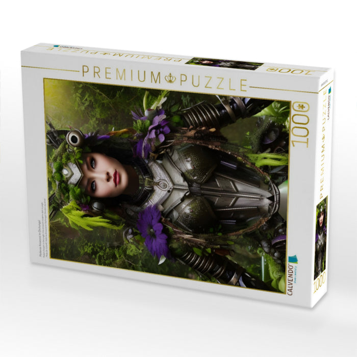 Moderne Amazone im Dschungel - CALVENDO Foto-Puzzle'