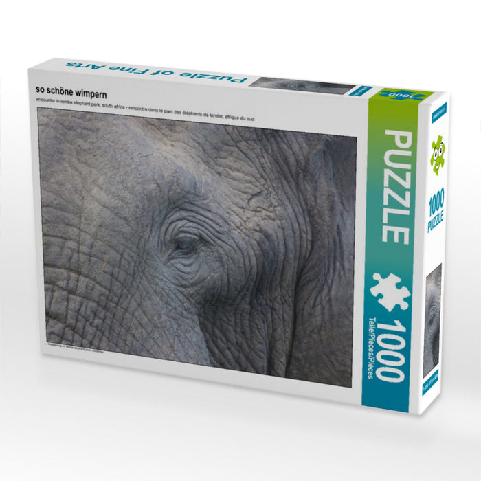 begegnung im tembe elephant park, südafrika - CALVENDO Foto-Puzzle'