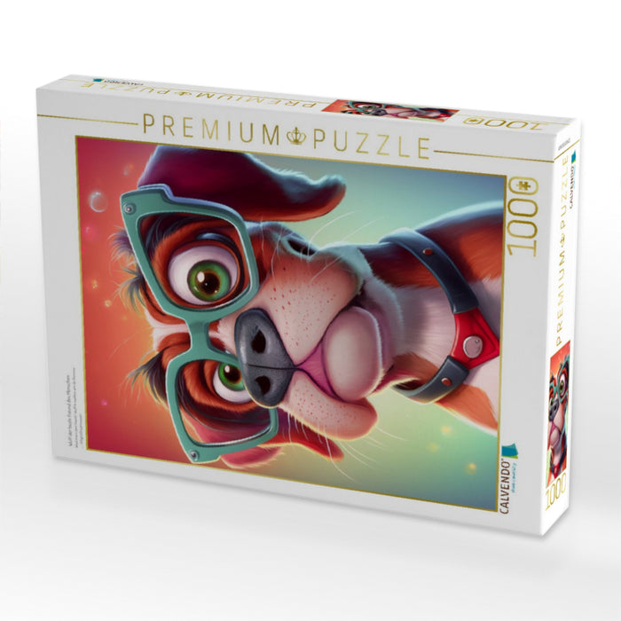 Woof, le meilleur ami de l'homme - Puzzle photo CALVENDO' 