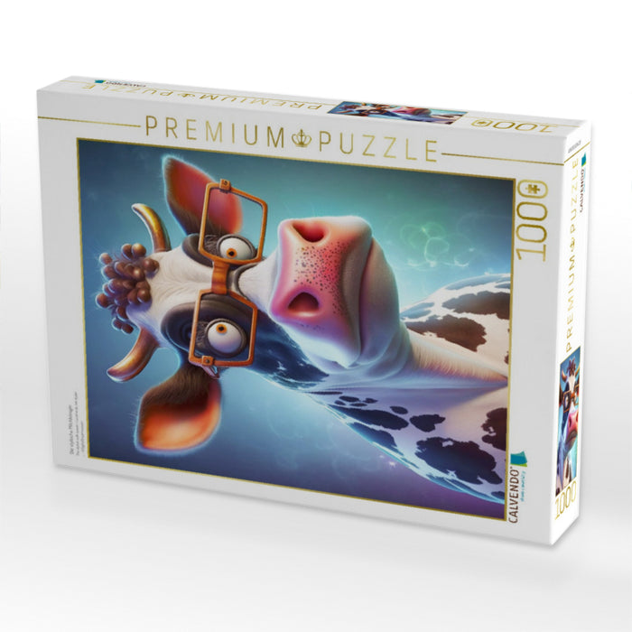 Die stylische Milchkönigin - CALVENDO Foto-Puzzle'