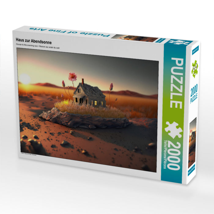 Haus zur Abendsonne - CALVENDO Foto-Puzzle'