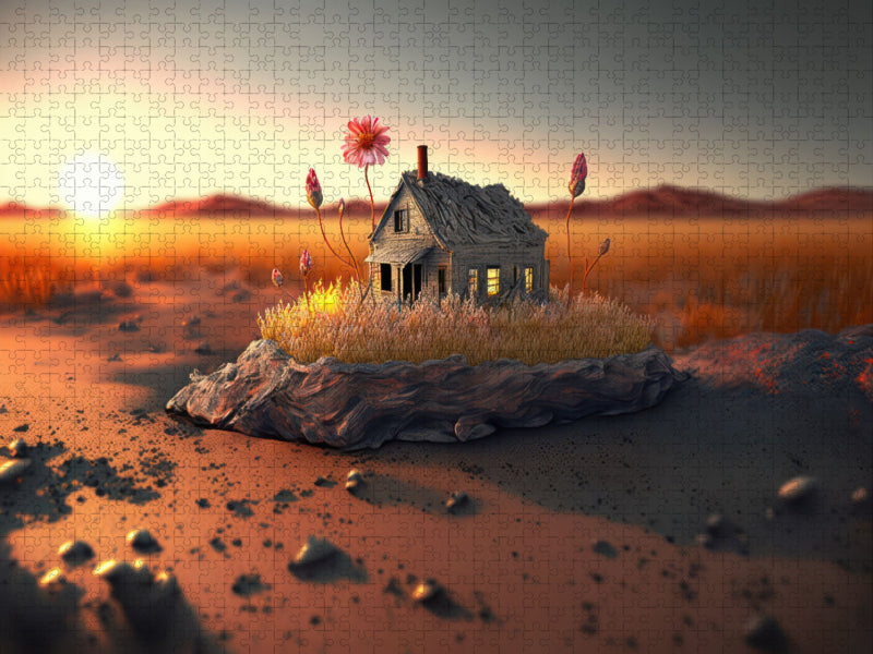 Haus zur Abendsonne - CALVENDO Foto-Puzzle'