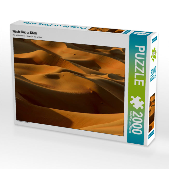 Wüste Rub al Khali - CALVENDO Foto-Puzzle'