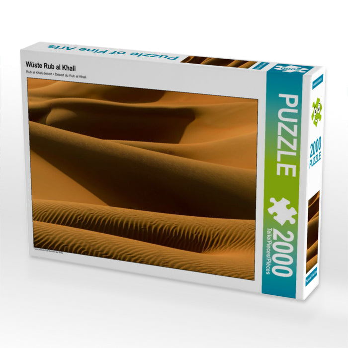 Wüste Rub al Khali - CALVENDO Foto-Puzzle'
