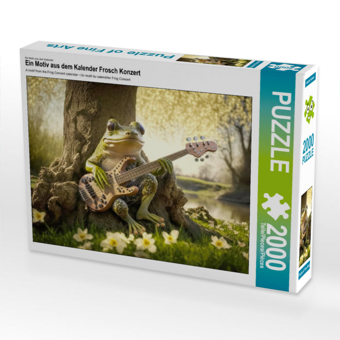 Ein Motiv aus dem Kalender Frosch Konzert - CALVENDO Foto-Puzzle'