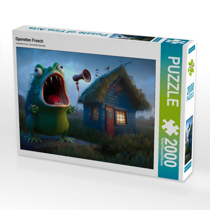 Operetten Frosch - CALVENDO Foto-Puzzle'
