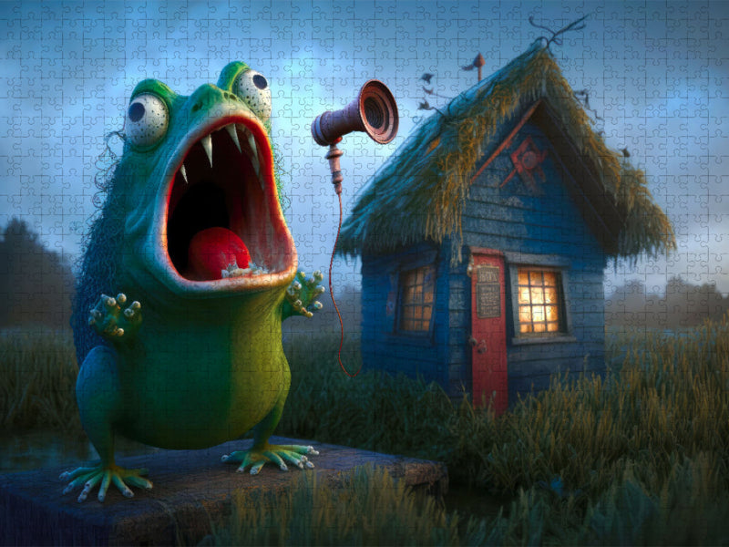 Operetten Frosch - CALVENDO Foto-Puzzle'