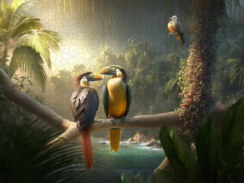 Vögel - CALVENDO Foto-Puzzle'