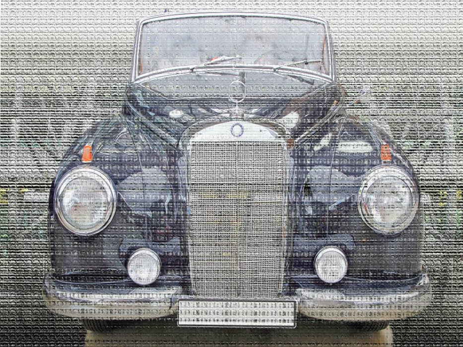 Mercedes Benz 300 Cabriolet - CALVENDO Foto-Puzzle'