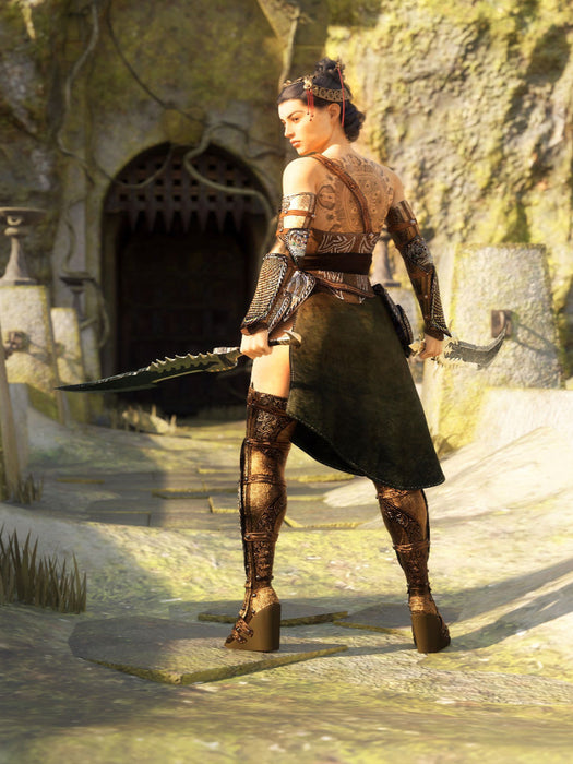 Krieger Prinzessin - CALVENDO Foto-Puzzle'