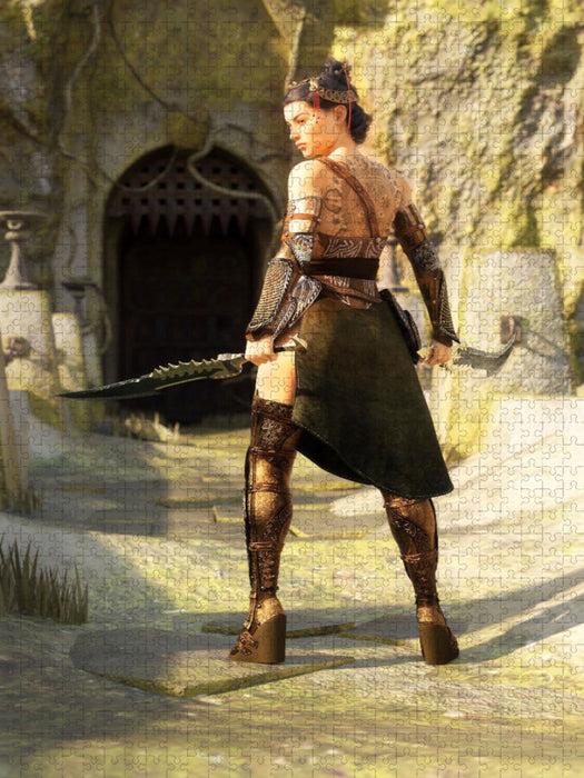 Krieger Prinzessin - CALVENDO Foto-Puzzle'