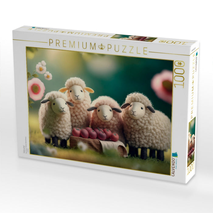 Futterschaf - CALVENDO Foto-Puzzle'